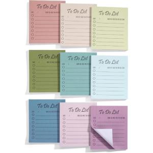 imageMr Pen to Do List Sticky Notes 35quotx3quot 9 Pads 450 Sheets Assorted Colors Vertical to Do List Notepad Lined Sticky Notes to Do List Planner Daily to Do List Notepad to Do Notepad