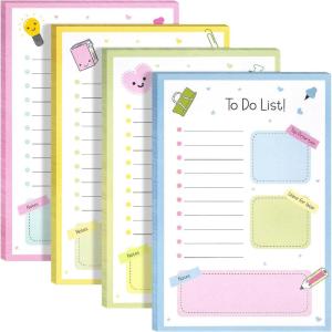 imageMr Pen to Do List Sticky Notes 4quotx6quot 4 Pads 200 Sheets School Style to Do List Notepad Lined Sticky Notes to Do List Planner Daily to Do List Notepad to Do Notepad Todo List Notepad