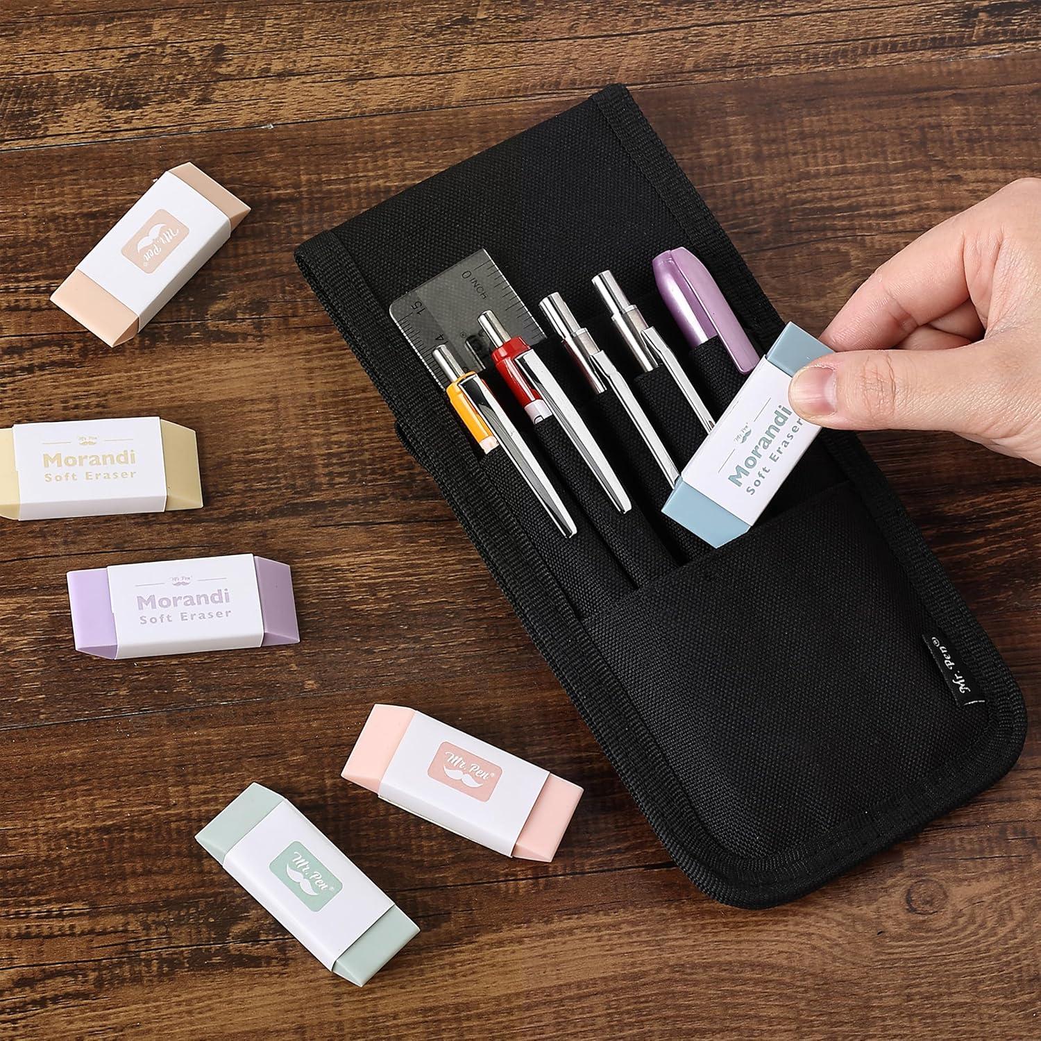 imageMr Pen Erasers 10 Pack Pencil Eraser Morandi Colors Erasers for Pencils Mr Pen Erasers Erasers for School Large Eraser Block Erasers for School Rubber Eraser Large Erasers for School