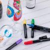 imageMr Pen Acrylic Paint Marker 8 Colors for Rocks Glass Wood Ceramic Fabric Canvas Mugs Scrapbooking Art Supplies
