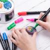 imageMr Pen Acrylic Paint Marker 8 Colors for Rocks Glass Wood Ceramic Fabric Canvas Mugs Scrapbooking Art Supplies