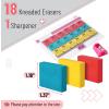 imageMr Pen Art Eraser Set 19 pcs Colorful Kneaded Erasers for Artists with 1 Sharpener Kneadable Erasers Moldable Eraser Art Erasers for Drawing Artist Eraser Drawing Erasers Art Gum Eraser