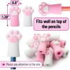 imageMr Pen Cat Paw Top Eraser 12 Pack Cute Erasers for Kids Pencil Erasers Toppers Fun Erasers Kids Erasers Fun Erasers Kids Pencil Top Erasers for Kids Pencil Toppers Cap Erasers Eraser Caps