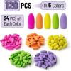 imageMr Pen Colorful Pencil Erasers Toppers 120 Pack Pencil Top Erasers Cap Erasers Eraser TopsVibrant