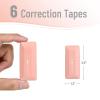 imageMr Pen Correction Tape 02quot x 236quot 12pcs Pastel Colors Cute Correction TapeMocha Blush Barrel