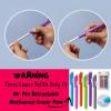 imageMr Pen Eraser Refill Erasers Pack of 12 Eraser pen refills Eraser Pen Pencil Erasers Erasers for Kids Click Eraser Refill Erasers for School Eraser Pencil Art Eraser Mechanical Eraser