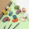 imageMr Pen Erasers 12 Pack Marble Pencil Eraser Erasers for Pencils Easter Egg FillersEarthy