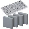 imageMr Pen Kneaded Eraser  4 Pack Large Grey Moldable Art Gum Eraser for DrawingGrey