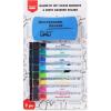 imageMr Pen Magnetic Dry Erase Markers  12 Pack Black Fine Tip with Eraser CapAssorted Colors