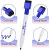 imageMr Pen Magnetic Dry Erase Markers  12 Pack Black Fine Tip with Eraser CapBlue