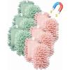 imageMr Pen Microfiber Shag Whiteboard Eraser 12 Pack Washable Microfiber Whiteboard Eraser Dry Erase Eraser Dry Eraser White Board Eraser White Board Erasers Dry Erase Dry Board EraserGreen  Pink