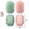 imageMr Pen Microfiber Shag Whiteboard Eraser 12 Pack Washable Microfiber Whiteboard Eraser Dry Erase Eraser Dry Eraser White Board Eraser White Board Erasers Dry Erase Dry Board EraserGreen  Pink