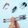 imageMr Pen Pen Style Eraser 2 Pack Square ampamp Round Tip Eraser Pen Eraser Pencil Erasers Eraser Pencil Mechanical Eraser Art Erasers for Drawing Erasers for Drawing Precision Eraser Art EraserSilver