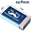 imageMr Pen Pencil Eraser 8 Pack White Erasers Erasers for Artists Artist Eraser Drawing Erasers for Sketching Large Eraser Pencil Erasers Art Erasers for Drawing White Eraser School ErasersWhite