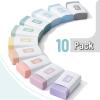 imageMr Pen Pencil Eraser 8 Pack White Erasers Erasers for Artists Artist Eraser Drawing Erasers for Sketching Large Eraser Pencil Erasers Art Erasers for Drawing White Eraser School ErasersMuted Morandi