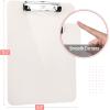imageMr Pen Plastic Clipboard 125 x 9 Ivory Clipboards for Kids ampamp Adults Clipboards Plastic Clip Board Teacher Clipboard Kids Clipboard Cute Clipboard Plastic ClipboardsIvory