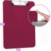 imageMr Pen Plastic Clipboard 125 x 9 Ivory Clipboards for Kids ampamp Adults Clipboards Plastic Clip Board Teacher Clipboard Kids Clipboard Cute Clipboard Plastic ClipboardsDark Red