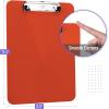 imageMr Pen Plastic Clipboard 125 x 9 Ivory Clipboards for Kids ampamp Adults Clipboards Plastic Clip Board Teacher Clipboard Kids Clipboard Cute Clipboard Plastic ClipboardsRed