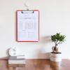 imageMr Pen Plastic Clipboard 125 x 9 Ivory Clipboards for Kids ampamp Adults Clipboards Plastic Clip Board Teacher Clipboard Kids Clipboard Cute Clipboard Plastic ClipboardsRed