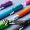 imageMr Pen Retractable Mechanical Pencil Eraser Pack of 6 Pastel Colors Artist ampamp Pen EraserVibrant