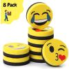 imageMr Pen Smiley Magnetic Whiteboard Erasers 8 Pack  Mini Cute Dry Erase