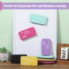 imageMr Pen White Board Erasers 8 Pack Vibrant Colors Magnetic Dry Erase Eraser Whiteboard EraserPastel