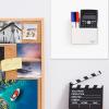 imageMr Pen White Magnetic Dry Erase Marker Holder with 6 Colorful Markers Whiteboard Marker Holder Dry Erase Board Organizer