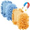 imageMr Pen Microfiber Shag Whiteboard Eraser 12 Pack Washable Microfiber Whiteboard Eraser Dry Erase Eraser Dry Eraser White Board Eraser White Board Erasers Dry Erase Dry Board EraserBlue  Orange