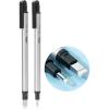 imageMr Pen Pen Style Eraser 2 Pack Square ampamp Round Tip Eraser Pen Eraser Pencil Erasers Eraser Pencil Mechanical Eraser Art Erasers for Drawing Erasers for Drawing Precision Eraser Art EraserSilver