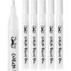 imageMr Pen White Paint Pen 6 Pack WaterBased Acrylic Paint Marker White Paint Marker White Pens for Art White Markers for Black Paper White Paint Pen Medium Tip White Fabric Pen