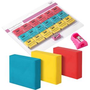 imageMr Pen Art Eraser Set 19 pcs Colorful Kneaded Erasers for Artists with 1 Sharpener Kneadable Erasers Moldable Eraser Art Erasers for Drawing Artist Eraser Drawing Erasers Art Gum Eraser