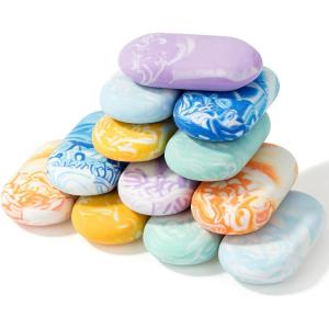 imageMr Pen Erasers 12 Pack Marble Pencil Eraser Erasers for Pencils Easter Egg FillersWinter