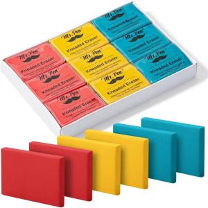 imageMr Pen Kneaded Eraser 18 Pack Colorful Kneaded Erasers for Artists Art Eraser Kneadable Erasers Moldable Eraser Art Erasers for Drawing Artist Eraser Drawing Erasers Art Gum Eraser