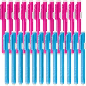 imageMr Pen Retractable Mechanical Pencil Eraser Pack of 6 Pastel Colors Artist ampamp Pen EraserBlue  Pink