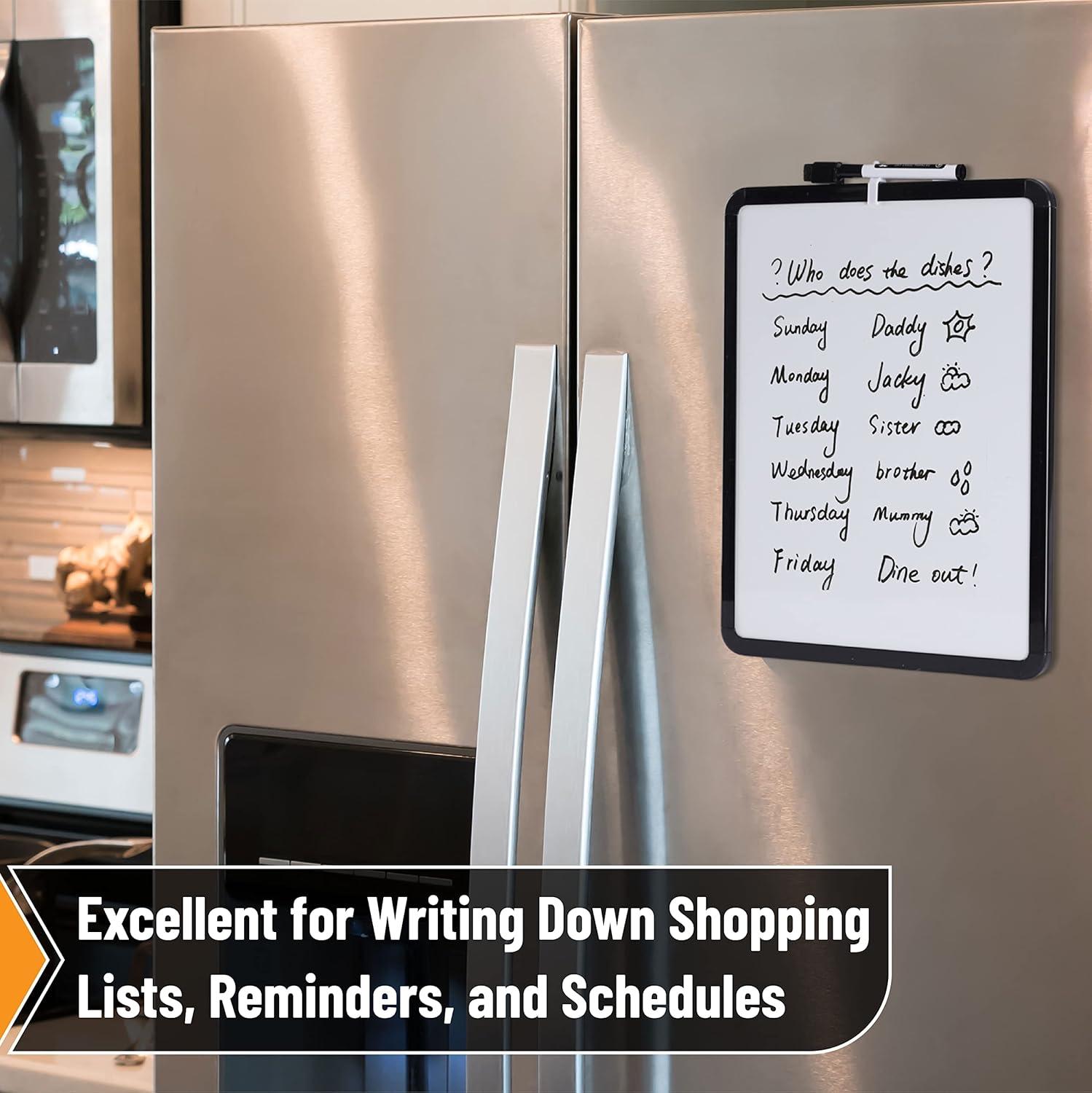 imageMr Pen Dry Erase Board 14quot x 11quot with a Black Dry Erase Marker Light Coral Frame Small White Board White Board for Kids White Board for Students Small Dry Erase Board Mini White BoardBlack