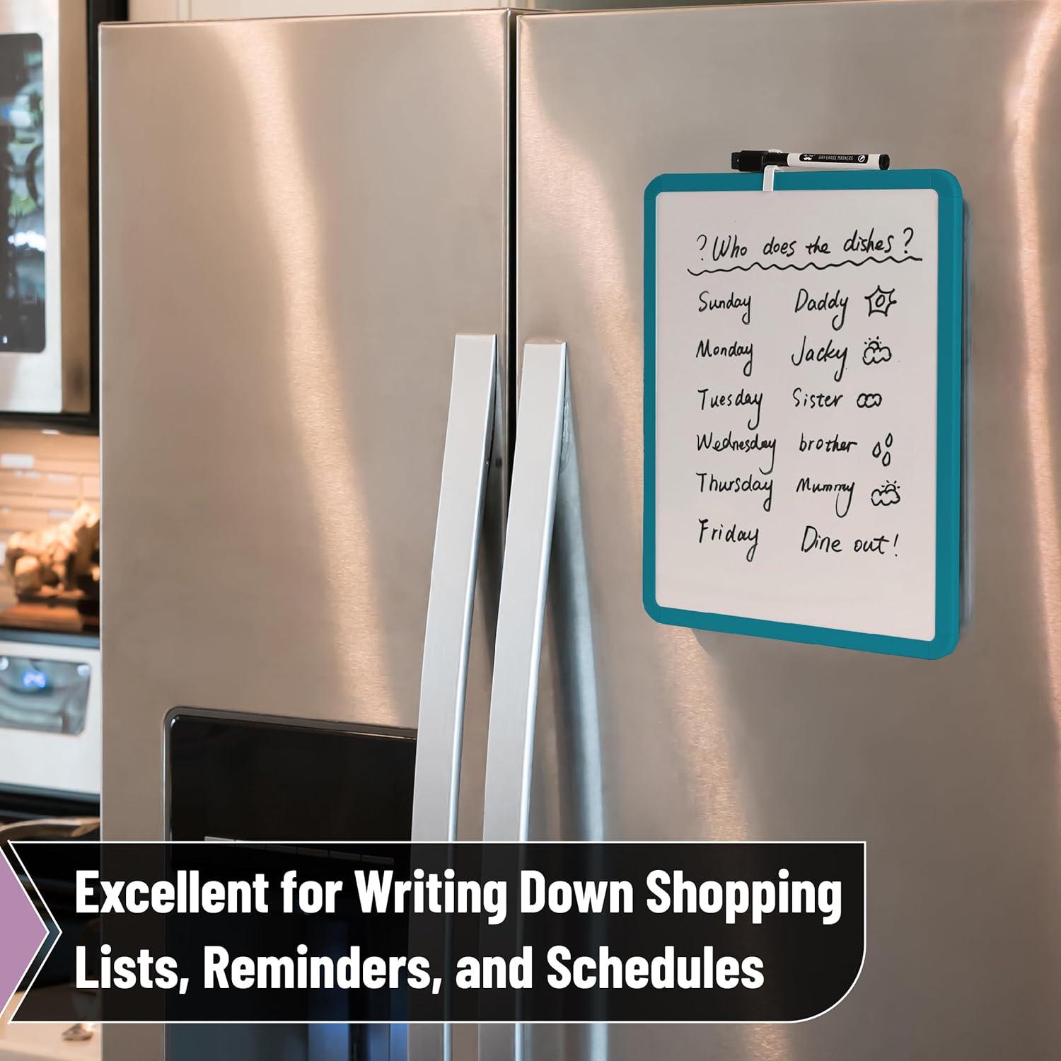 imageMr Pen Dry Erase Board 14quot x 11quot with a Black Dry Erase Marker Light Coral Frame Small White Board White Board for Kids White Board for Students Small Dry Erase Board Mini White BoardGreen