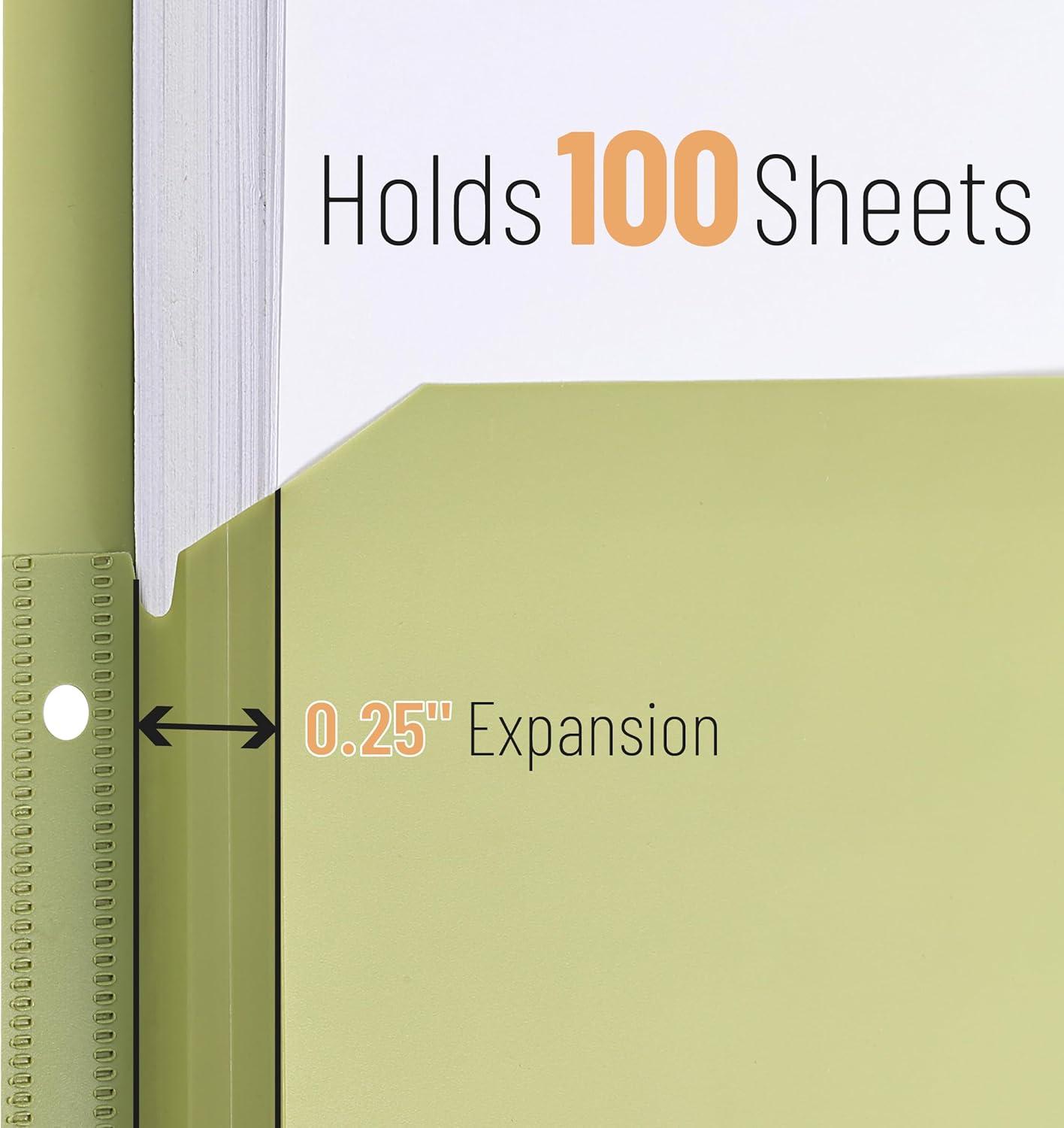 imageMr Pen Expanding Binder Dividers with Tabs and Pockets 5 Tabs Colorful Dividers for 3 Ring Binder