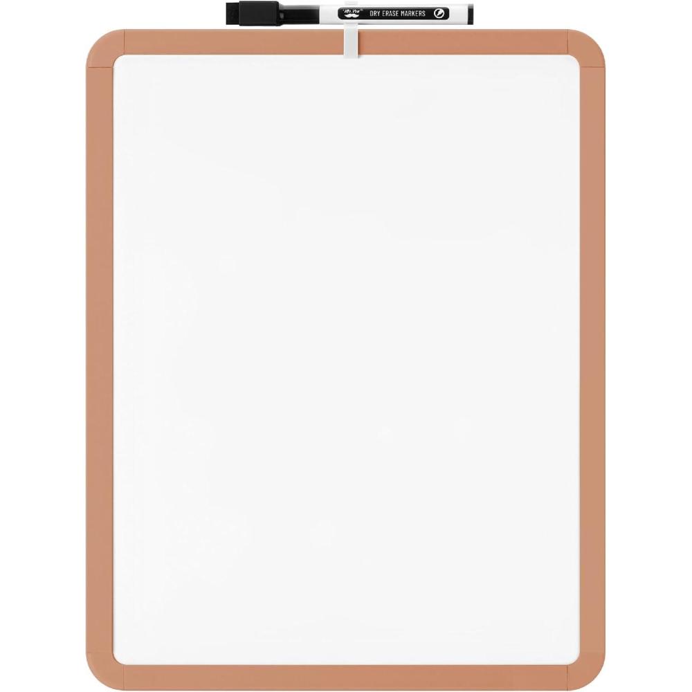 imageMr Pen Dry Erase Board 14quot x 11quot with a Black Dry Erase Marker Light Coral Frame Small White Board White Board for Kids White Board for Students Small Dry Erase Board Mini White BoardSandstone
