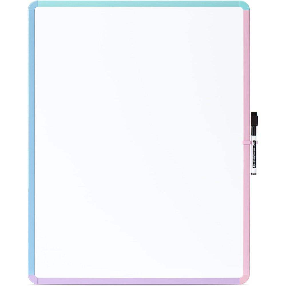imageMr Pen Dry Erase Board 18 x 24 with a Black Marker White Frame Dry Erase Board for Wall Magnetic Whiteboard for Wall Dry Erase Boards Whiteboards Magnetic White BoardColorful
