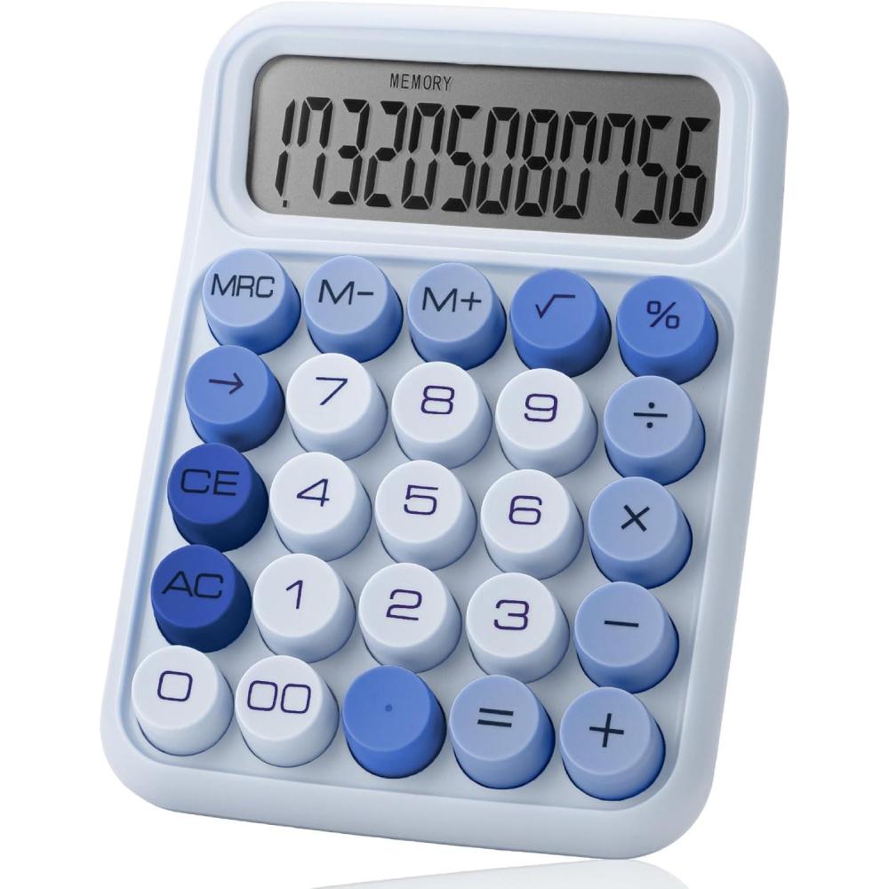 thumbnail image 2 of Large LCD Display Calculator 12-Digit Desktop Calculator With Large LCD Display - Solar & Battery Dual Power Office Calculator Desk Calculator 2 of 10