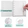 imageA7 Binder Dividers with Tabs 12 Months Monthly Dividers for Planner 12 tab dividers 6 Ring Binder Tabs dividers A7 Binder Inserts A7 Planner Inserts Monthly Tabs