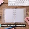 imageA7 Binder Dividers with Tabs 12 Months Monthly Dividers for Planner 12 tab dividers 6 Ring Binder Tabs dividers A7 Binder Inserts A7 Planner Inserts Monthly Tabs