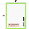 imageMr Pen Dry Erase Board 14quot x 11quot with a Black Dry Erase Marker Light Coral Frame Small White Board White Board for Kids White Board for Students Small Dry Erase Board Mini White BoardLime Green