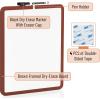 imageMr Pen Dry Erase Board 14quot x 11quot with a Black Dry Erase Marker Light Coral Frame Small White Board White Board for Kids White Board for Students Small Dry Erase Board Mini White BoardChocolate Brown