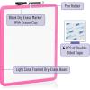 imageMr Pen Dry Erase Board 14quot x 11quot with a Black Dry Erase Marker Light Coral Frame Small White Board White Board for Kids White Board for Students Small Dry Erase Board Mini White BoardRose Pink