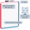 imageMr Pen Dry Erase Board 14quot x 11quot with a Black Dry Erase Marker Light Coral Frame Small White Board White Board for Kids White Board for Students Small Dry Erase Board Mini White BoardPink Tide