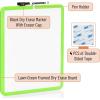 imageMr Pen Dry Erase Board 14quot x 11quot with a Black Dry Erase Marker Light Coral Frame Small White Board White Board for Kids White Board for Students Small Dry Erase Board Mini White BoardLime Green