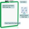 imageMr Pen Dry Erase Board 14quot x 11quot with a Black Dry Erase Marker Light Coral Frame Small White Board White Board for Kids White Board for Students Small Dry Erase Board Mini White BoardGreen 2