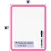 imageMr Pen Dry Erase Board 14quot x 11quot with a Black Dry Erase Marker Light Coral Frame Small White Board White Board for Kids White Board for Students Small Dry Erase Board Mini White BoardRose Pink