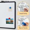 imageMr Pen Dry Erase Board 18 x 24 with a Black Marker White Frame Dry Erase Board for Wall Magnetic Whiteboard for Wall Dry Erase Boards Whiteboards Magnetic White BoardBlack